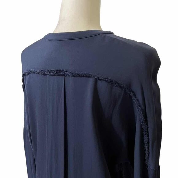 JAMES PERSE Tunic Shirt Dress XSmall Size 0 Blue Viscose blend Material - Picture 9 of 14